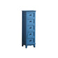 Coffre de rangement de style rétro, coffre de lingerie vertical en bois pour chambre à coucher
