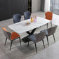 Contemporary Metal Dining Room Set 1/2/5/7 Pieces Dining Set for Home Use Clearhalo 'Dining Room Sets' 'Dining Tables & Seating' 'dining_room_set' 'furn' 'furn_dining_room_set' 'Furniture' 'furniture_dining_room_set' 'Kitchen & Dining Furniture' 1200x1200_2d50b684-53fc-4e7c-967a-3f3f5ca8aaa7