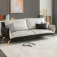 Ultra-Modern Beige Upholstered Sofa Pillow Back Couch with Brass Legs Clearhalo 'furn' 'furn_sofas' 'Furniture' 'furniture_sofas' 'Living Room Furniture' 'Sofa' 'sofas' 1200x1200_2d53ed9c-8415-471a-8ba8-7682e7d4950e