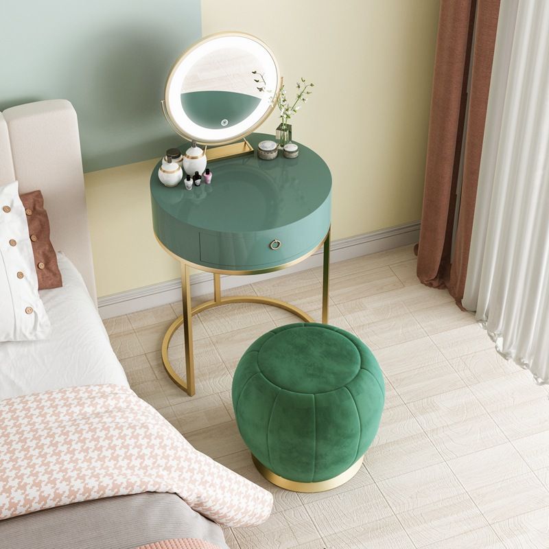 Glam Make-up Vanity 23.62 "tavoli da vanità larghi con 1 cassetto