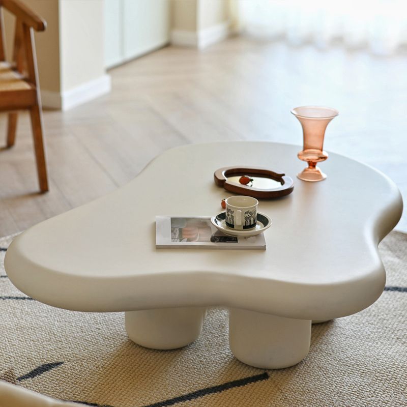 Solid Wood Coffee Table Modern Minimalist Coffee Table for Living Room