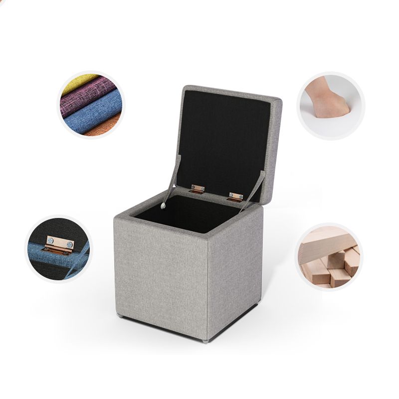 Tufted Mildew Resistant Ottoman Faux Leather Square Mid-Century Modern Cube Ottoman Clearhalo 'furn' 'furn_ottomans_poufs' 'Furniture' 'Living Room Furniture' 'Ottomans & Poufs' 'ottomans_poufs' 1200x1200_2d6350c9-8dd1-45f7-8138-cc6dea5f046d