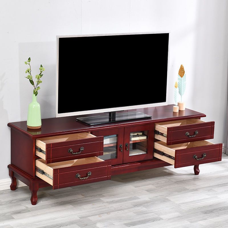 Contemporary TV Media Stand Wooden Media Console with Drawers Clearhalo 'furn' 'furn_tv_stands_entertainment_centers' 'Furniture' 'Living Room Furniture' 'TV Stands & Entertainment Centers' 'TV Stands & Media Storage Furniture' 'tv_stands_entertainment_centers' 1200x1200_2d639f87-d7d9-426c-a0d8-b14f60a2ecc3