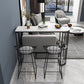 Nordic Glam Rectangle Bar Counter Dining Table Sintered Stone Table Clearhalo 'Bar Furniture' 'Bar Tables' 'bar_tables' 'furn' 'furn_bar_tables' 'Furniture' 'furniture_bar_tables' 'Kitchen & Dining Furniture' 1200x1200_2d6671c8-4bb8-46a6-953e-a4e8961ca0e8