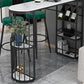 Modern Bar Table Set 1/2/3 Pieces Stone Bar Table and Stool Set Clearhalo 'Bar Furniture' 'furn' 'furn_home_bar_bar_sets' 'Furniture' 'Home Bars & Bar Sets' 'home_bar_bar_sets' 'Kitchen & Dining Furniture' 1200x1200_2d6997b8-8663-48a5-a8b5-c200133d6006
