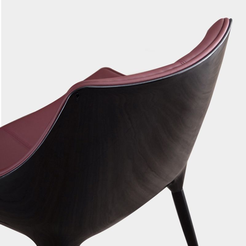 Contemporary Style Dining Chairs Kitchen Arm Side Chair with Metal Legs (Set of 2) Clearhalo ' kitchen&dining_furn' 'Dining Chairs' 'Dining Tables & Seating' 'dining_chair' 'furn' 'furn_dining_chair' 'Furniture' 'furniture_dining_chair' 'Kitchen & Dining Furniture' 'kitchen' 1200x1200_2d6a51fc-0457-4219-8304-747db9b46eeb