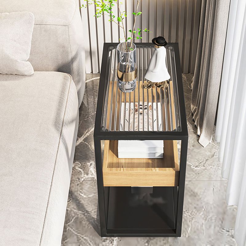 Offener Aufbewahrungskabinett moderner Bett Nachttisch für Schlafzimmer