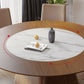 Contemporary Sintered Stone Table Round Table Set 1/6/8/9/12 Pieces Dining Set Clearhalo 'Dining Room Sets' 'Dining Tables & Seating' 'dining_room_set' 'furn' 'furn_dining_room_set' 'Furniture' 'Kitchen & Dining Furniture' 1200x1200_2d6c8b82-5cd0-4bdf-9cc8-9564f689f224