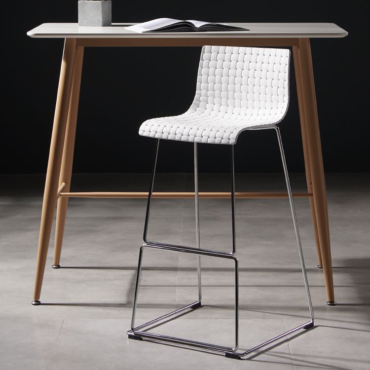 Tabouret de bar sans bras de tabouret de comptoir en plastique industriel pour le salon