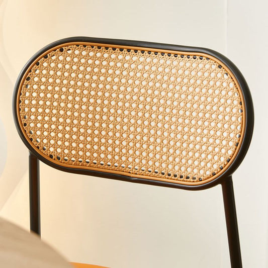 Industrialstil Open Back Polstered Home Dining Side Stuhl