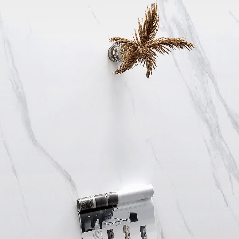 4フィートの白い石の上部長方形の現代的なダイニングテーブル