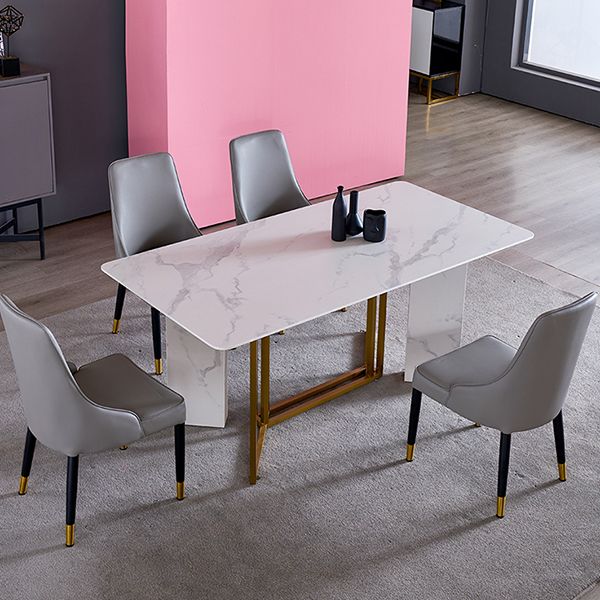 Traditional Luxury Rectangle Dining Table Stone Furniture for Dining Room Clearhalo ' dining_table' 'Dining Tables & Seating' 'Dining Tables' 'furn' 'furn_dining_table' 'Furniture' 'furniture_dining_table' 'Kitchen & Dining Furniture' 'kitchen&dining_furn' 'kitchen' 'kitchen_dining_table' 1200x1200_2d6f4f91-d096-411d-b23e-ce50f6e2477d