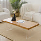 Rectangle Solid Wood Coffee Table with Acrylic Base Scandinavian Cocktail Table Clearhalo 'Coffee & Accent Tables' 'Coffee Tables' 'coffee_tables' 'furn' 'furn_coffee_tables' 'Furniture' 'Living Room Furniture' 1200x1200_2d70393c-5b70-449a-b83b-1b86f7b9c4b0