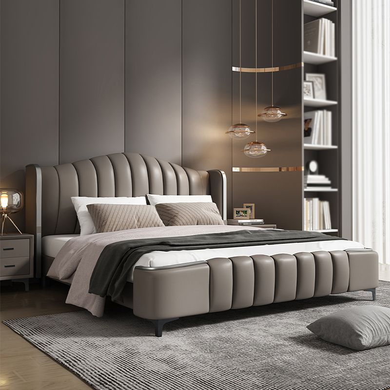 Style de style glamour tête de lit en cuir matériau en cuir éponge rempli de choix multicolore