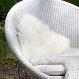 Chaise de rotin41.3 "L x 33,4" W x 14,4 "H Armes incluses