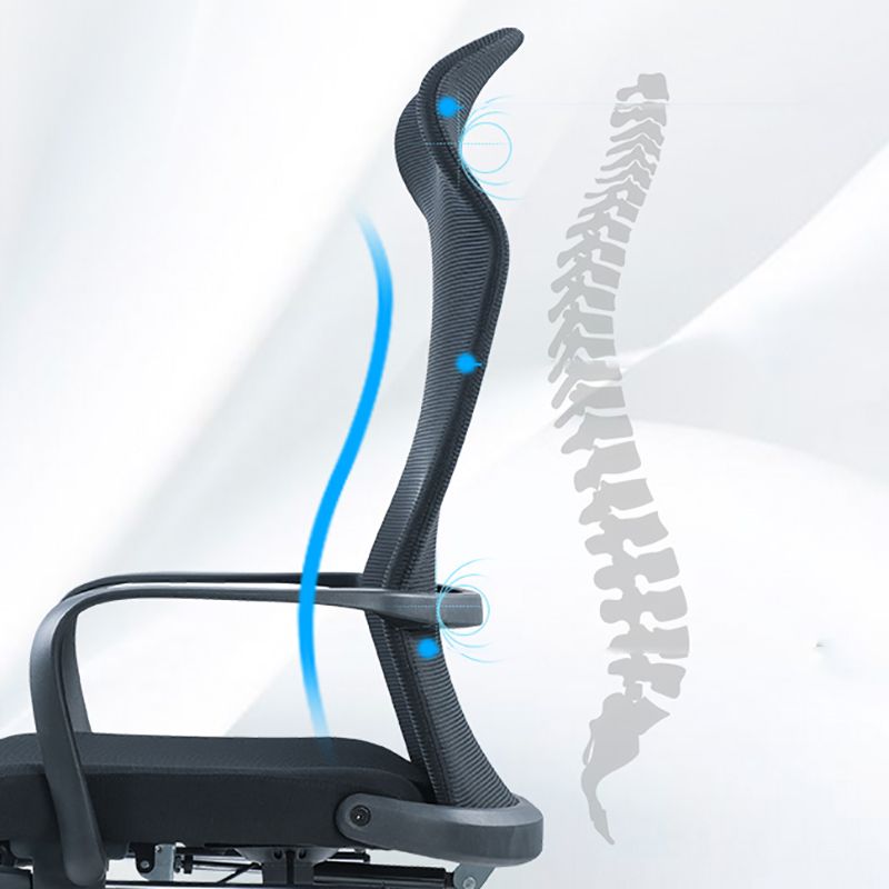 High Back Ergonomic Task Chair Modern Style Fixed Arms Desk Chair Clearhalo 'furn' 'furn_office_chair' 'Furniture' 'Office Chairs' 'Office Furniture' 'office_chair' 1200x1200_2d754d70-a17c-4929-888f-94f5cb9ca135