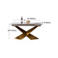 Nordic Glam Style 1/4/5/7 Pieces Dining Sintered Stone Dining Table Set for Kitchen Clearhalo 'Dining Room Sets' 'Dining Tables & Seating' 'dining_room_set' 'furn' 'furn_dining_room_set' 'Furniture' 'furniture_dining_room_set' 'Kitchen & Dining Furniture' 'kitchen&dining_furn' 'kitchen' 1200x1200_2d78dca8-9188-42d6-a45e-027b473c01ff