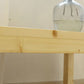 15"H Contemporary Coffee Table Solid Wood Coffee Cocktail Table
