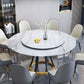 Round Contemporary Stone Table Standard Height Dining Table with Pedestal Base Clearhalo 'Dining Tables & Seating' 'Dining Tables' 'dining_table' 'furn' 'furn_dining_table' 'Furniture' 'furniture_dining_table' 'Kitchen & Dining Furniture' 'kitchen' 'kitchen_dining_table' 1200x1200_2d7becb4-843d-4822-987e-044383cc682e