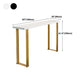 Dining Room Wood Top Counter Table Gold Base 42-inch Glam Style Bar Table Clearhalo 'Bar Furniture' 'Bar Tables' 'bar_tables' 'furn' 'furn_bar_tables' 'Furniture' 'furniture_bar_tables' 'Kitchen & Dining Furniture' 'kitchen&dining_furn' 'kitchen' 1200x1200_2d7c7290-1535-4c89-b8ed-6433be930821
