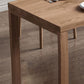 Set da pranzo moderno da 1/2/4/5/7 pezzi Set da pranzo per interni con doppio piedistallo in legno massello di pino