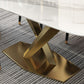 Rectangle Traditional Luxury Dining Table White Sintered Stone Table with Gold Metal Pedestal Base Clearhalo ' dining_table' 'Dining Tables & Seating' 'Dining Tables' 'furn' 'furn_dining_table' 'Furniture' 'furniture_dining_table' 'Kitchen & Dining Furniture' 'kitchen&dining_furn' 'kitchen' 'kitchen_dining_table' 1200x1200_2d7e1111-f5f5-47d8-b872-ec7a14b7efe6