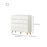 Rangement de rangement contemporain commode coffre de rangement en bois avec tiroirs 4/5/9