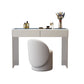 Contemporary 2-Drawer Vanity Dressing Table Slate Top Make-up Vanity