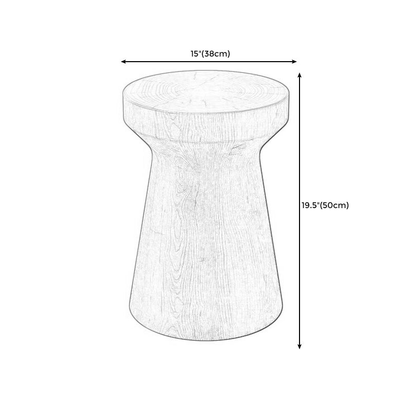 Pedestal End Table Natural/brown Round Wood Side End Table for Living Room Clearhalo 'Coffee & Accent Tables' 'End & Side Tables' 'end_side_table' 'end_side_tables' 'furn' 'furn_end_side_tables' 'Furniture' 'furniture_end_side_table' 'Living Room Furniture' 1200x1200_2d7f5e73-e739-4c03-8cbd-912d7ac01399