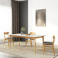 Midcentury Rectangle Dining Table Sintered Stone Table with 4 Legs Wood Base Clearhalo ' dining_table' 'Dining Tables & Seating' 'Dining Tables' 'furn' 'furn_dining_table' 'Furniture' 'furniture_dining_table' 'Kitchen & Dining Furniture' 'kitchen&dining_furn' 'kitchen' 'kitchen_dining_table' 1200x1200_2d809570-e827-4a4c-a835-f4d581f5aa9c
