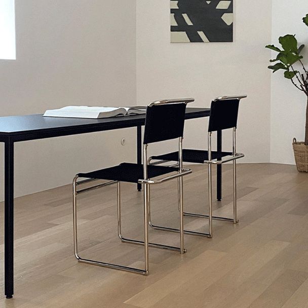 Sedia laterale in stile moderno in vetro sedia da pranzo inoltre a bracciole per cucina