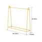 Metal Modern Coat Hanger Hanging Rail Coat Rack Entryway Kit in Gold