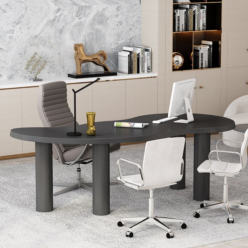 Nordic Solid Wood Table for Restaurant Unique Shape Table with 4 Legs Clearhalo 'Dining Tables & Seating' 'Dining Tables' 'dining_table' 'furn' 'furn_dining_table' 'Furniture' 'furniture_dining_table' 'Kitchen & Dining Furniture' 'kitchen' 'kitchen_dining_table' 1200x1200_2d82f116-8690-4b89-90e1-aa5f74f9554d