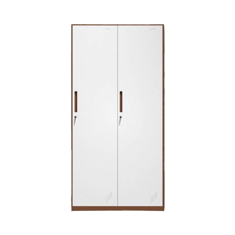Contemporary Style Wardrobe Metal Home Wardrobe Closet with Locks