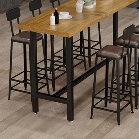 1/2/6/7/9/11 Stücke Tisch und Stuhlsatz Rechteck Glam Massivholzzähler Höhe Set Set Set