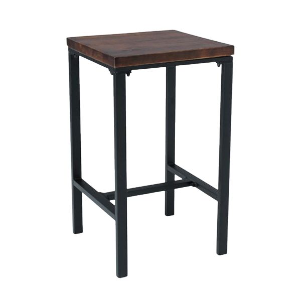 Industrial Bar Set 1/2/3/5 Pcs Metal Bar Stools and Solid Wood Top Bar Table Clearhalo 'Bar Furniture' 'furn' 'furn_home_bar_bar_sets' 'Furniture' 'Home Bars & Bar Sets' 'home_bar_bar_sets' 'Kitchen & Dining Furniture' 1200x1200_2d846c1a-11c7-4295-9dbb-fa91b05f8280