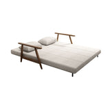 Convertible Cotton Blend and Faux Leather Modern Sofa Bed in Brown Clearhalo 'furn' 'furn_sofas' 'Furniture' 'furniture_sofas' 'Living Room Furniture' 'Sofa' 'sofas' 1200x1200_2d84ef7a-b265-429e-abca-2e574e72a114