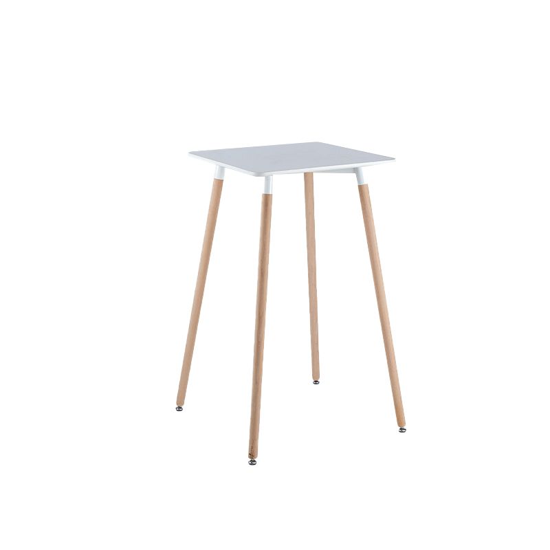 Modern Bistro Bar Table Fixed Bistro Bar Height Cocktail Table with Legs Clearhalo 'Bar Furniture' 'Bar Tables' 'bar_tables' 'furn' 'furn_bar_tables' 'Furniture' 'Kitchen & Dining Furniture' 1200x1200_2d85a38c-7f9a-4fe7-b9fe-243a27ddf64f