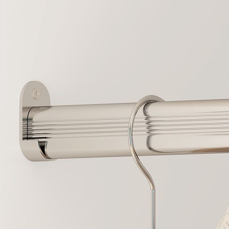 Gabinete de almacenamiento de puerta con bisagras de dormitorio gabinete moderno de madera fabricada con varilla de ropa