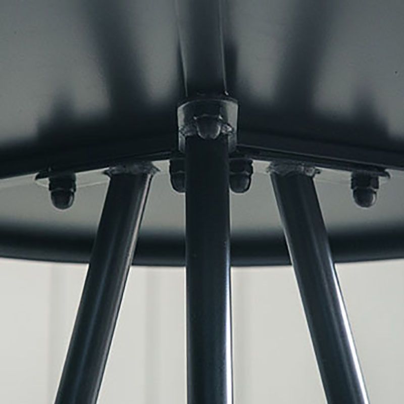 Round Indoor Industrial Bar Dining Table Iron Tripod Pedestal Bistro Table with Footrest Clearhalo 'Bar Furniture' 'Bar Tables' 'bar_tables' 'furn' 'furn_bar_tables' 'Furniture' 'furniture_bar_tables' 'Kitchen & Dining Furniture' 'kitchen&dining_furn' 'kitchen' 1200x1200_2d86f59c-0668-42b7-a2e5-8b35537d2669