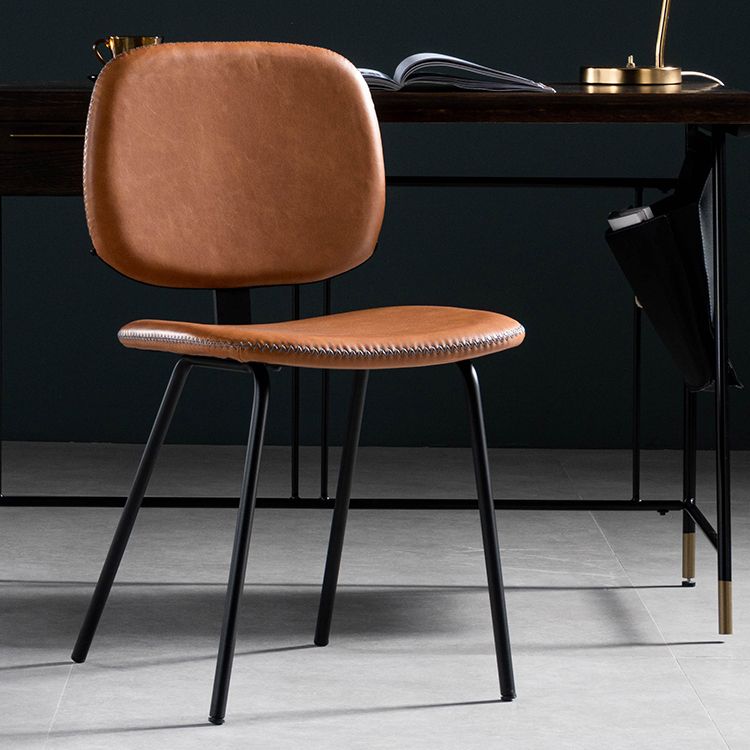 Contemporary Modern Metal Indoor-Outdoor Chair Open Back Side Chair Clearhalo 'Dining Chairs' 'Dining Tables & Seating' 'dining_chair' 'furn' 'furn_dining_chair' 'Furniture' 'furniture_dining_chair' 'Kitchen & Dining Furniture' 1200x1200_2d875461-ae28-49bc-88c7-db760df5c7c3