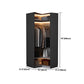 Black Manufactured Wood Cabinet with Glass Doors Modern Storage Cabinet Clearhalo 'Armoires & Wardrobes' 'armoires_wardrobes' 'Bedroom Furniture' 'furn' 'furn_armoires_wardrobes' 'Furniture' 1200x1200_2d89ed2f-3c47-4608-9aa9-f4d507f983b3