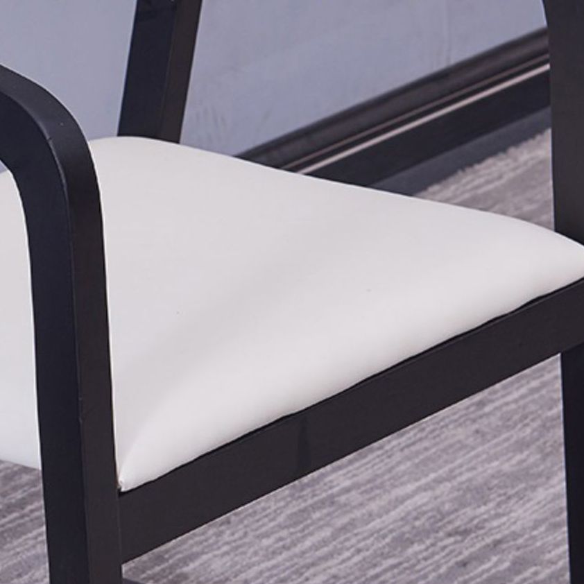 Contemporary Style Wood Side Dining Chairs Open Back Dining Side Chairs (Set of 2) Clearhalo ' kitchen&dining_furn' 'Dining Chairs' 'Dining Tables & Seating' 'dining_chair' 'furn' 'furn_dining_chair' 'Furniture' 'furniture_dining_chair' 'Kitchen & Dining Furniture' 'kitchen' 1200x1200_2d8a50bb-528f-4778-bd36-7d87d9ff3d2c