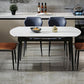 Round Dining Table Extendable Modern Dining Table for Dinner Room Clearhalo 'Dining Tables & Seating' 'Dining Tables' 'dining_table' 'furn' 'furn_dining_table' 'Furniture' 'Kitchen & Dining Furniture' 1200x1200_2d8abb2e-aafd-41eb-983d-1cfab27fae92