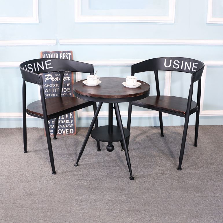 Industrial Dining Chair 21'' Wide Open Back Dining Side Chair with Metal Legs for Home Use Clearhalo ' kitchen&dining_furn' 'Dining Chairs' 'Dining Tables & Seating' 'dining_chair' 'furn' 'furn_dining_chair' 'Furniture' 'furniture_dining_chair' 'Kitchen & Dining Furniture' 'kitchen' 1200x1200_2d8dcab7-123b-4184-b810-806dee706ee5