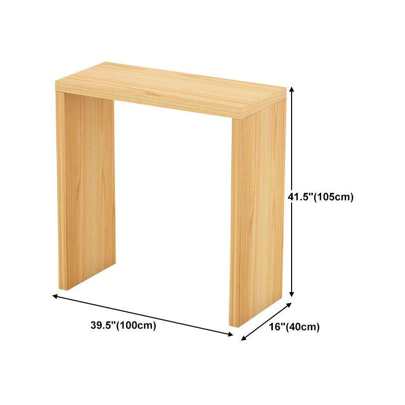 Nordic Rectangle Bar Counter Table Wooden Dining Table for Kitchen Clearhalo 'Bar Furniture' 'Bar Tables' 'bar_tables' 'furn' 'furn_bar_tables' 'Furniture' 'furniture_bar_tables' 'Kitchen & Dining Furniture' 1200x1200_2d8e35bc-4459-4cc5-a9ed-c466c242c8d6