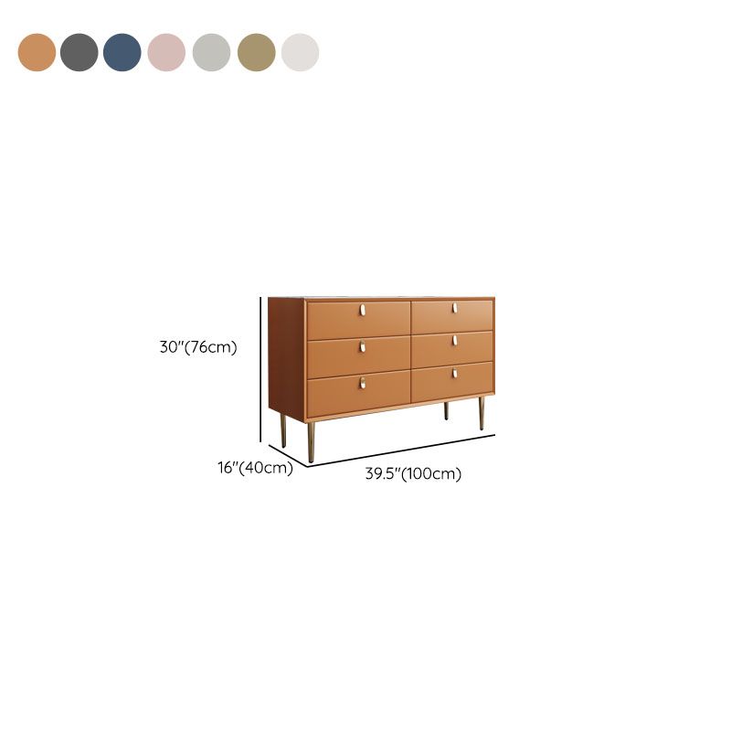 Commode de rangement en pierre avec commode Glam classique de 15,6 pouces