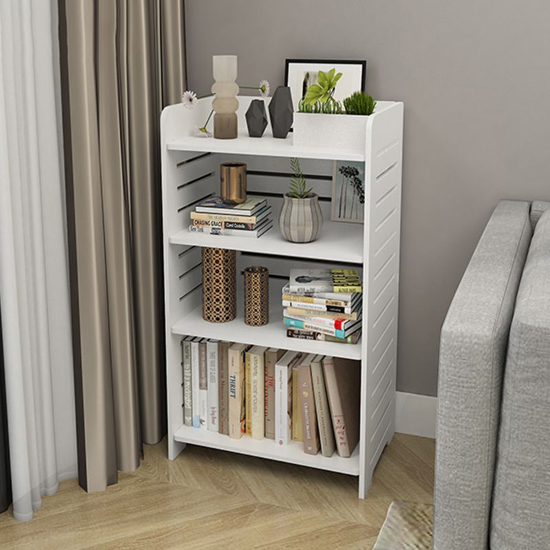 11.81"W Bookcase Contemporary Style Pure White Bookshelf for Home Office Clearhalo 'Bookcases' 'furn' 'furn_bookcases' 'Furniture' 'furniture_bookcases' 'Office Furniture' 1200x1200_2d915d0e-b49d-43d9-b2d6-dd1402bb0608