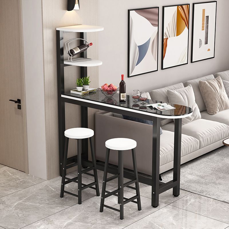Modem & Contemporary Table de pub à hauteur de bar spécialisée pour le salon