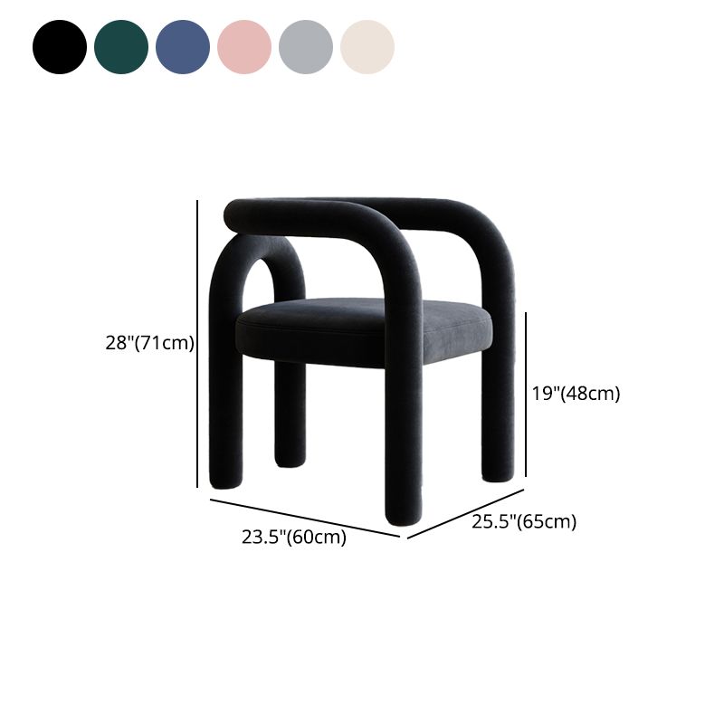 Modern Upholstered Side Chairs for Home Open Back Dining Side Chair Clearhalo 'Dining Chairs' 'Dining Tables & Seating' 'dining_chair' 'furn' 'furn_dining_chair' 'Furniture' 'furniture_dining_chair' 'Kitchen & Dining Furniture' 1200x1200_2d93ae50-3754-4101-b03b-5c52286fe80d